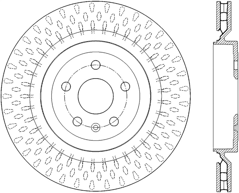 StopTech Slotted & Drilled Sport Brake Rotor thumbnail 2