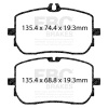 EBC 2019+ Mercedes-Benz A220 Sedan (V177) 2.0L Turbo Redstuff Front Brake Pads thumbnail 9