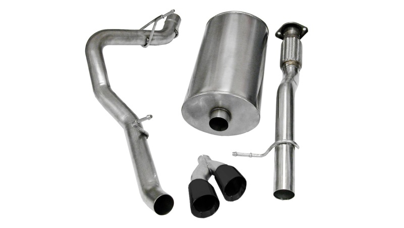 Corsa 2009-2013 Chevrolet Suburban 1500 5.3L V8 Black Sport Cat-Back Exhaust thumbnail 5