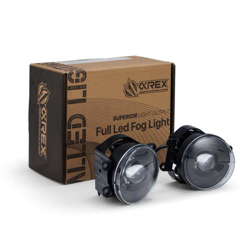 AlphaRex Universal Toyota/Lexus/Scion MKII DoubleTap LED Projector Fog Lights - White/Amber thumbnail 6