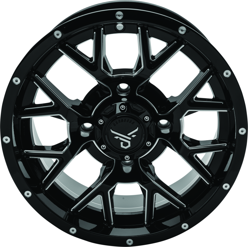 Quadboss Wheels 608576 QuadBoss Barbwire 14X7 - 4+3 - 4/156 - Milled thumbnail 2