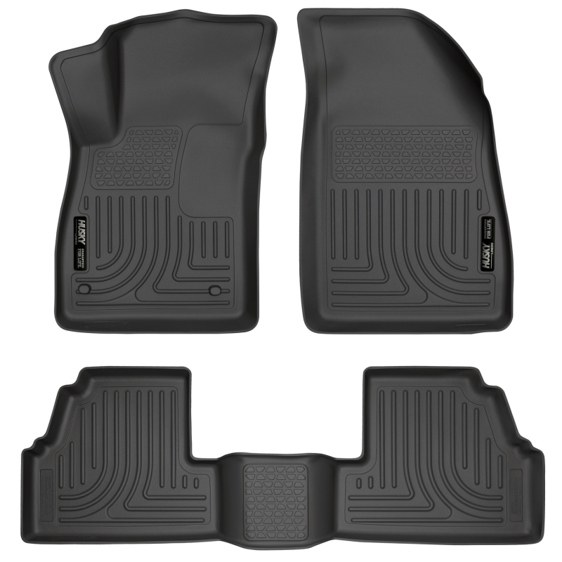 Husky Liners 13-14 Buick Encore WeatherBeater Black Front/2nd Row Floor Liners thumbnail 2