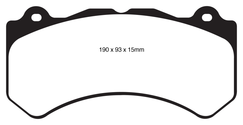 EBC S4 Brake Pad and Rotor Kit (1x ebcUSR7734, 1x ebcDP31853C) thumbnail 4