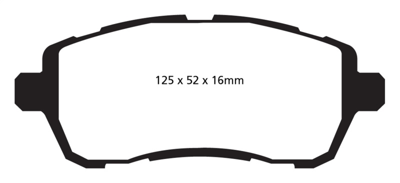 EBC S11 Brake Pad and Rotor Kit (1x ebcDP22002, 1x ebcRK1676) thumbnail 5