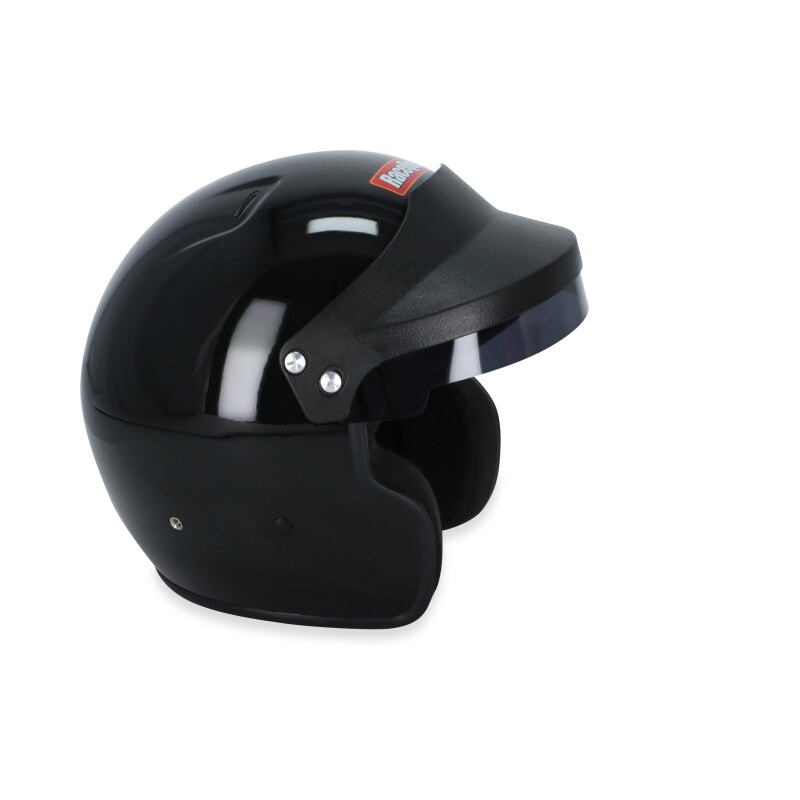RaceQuip OF25 Open Face Helmets 257007RQP Helmet, OF25, Face, Gloss Black, Snell SA2025, EPS Liner, No Graphic, 2X-Large, Each thumbnail 7