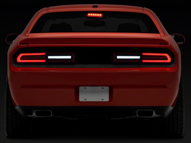 Raxiom 08-14 Dodge Challenger LED Tail Lights- Black Housing Red Lens thumbnail 8