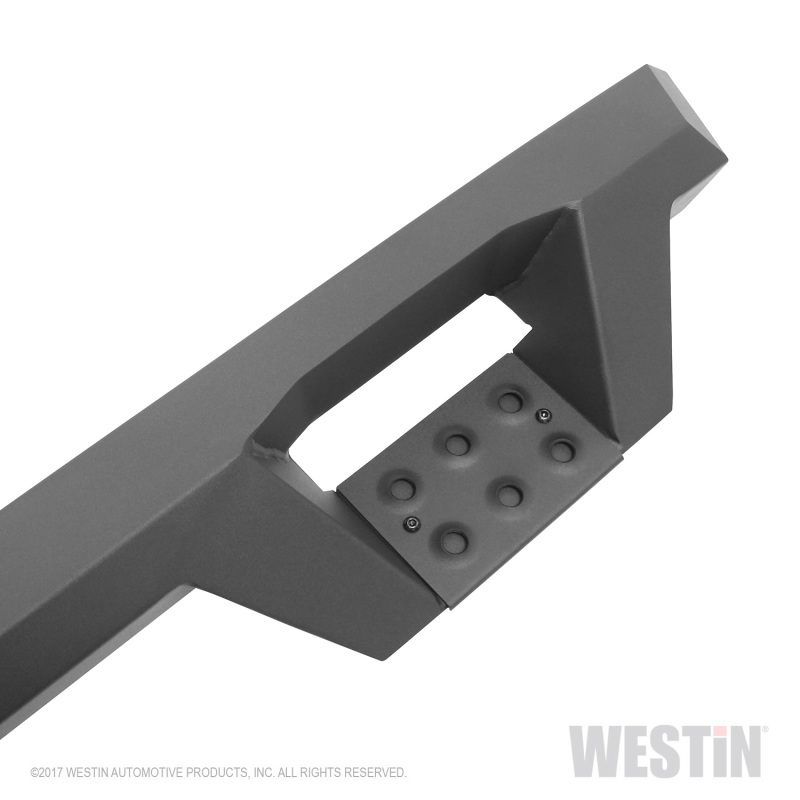 Westin/HDX 09-18 Dodge/Ram 1500 Crew Cab (5.5ft Bed) Drop Wheel to Wheel Nerf Step Bars - Txt Black thumbnail 8