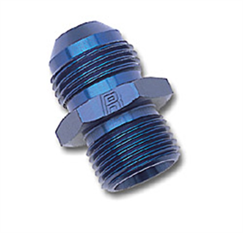 Russell Performance -6 AN Flare to 12mm x 1.5 Metric Thread Adapter (Blue) thumbnail 8