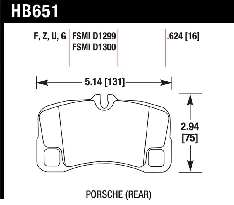 HAWK DTC-60 Brake Pad Sets