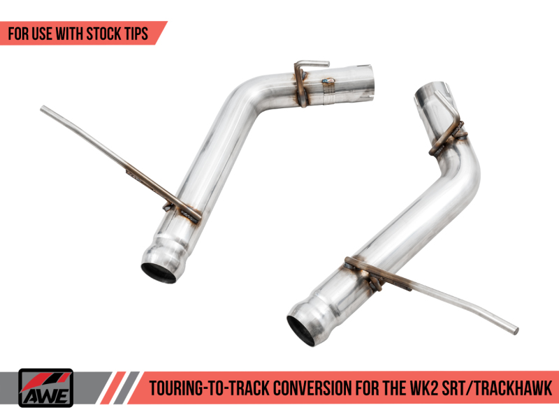 AWE Tuning 2020 Jeep Grand Cherokee SRT/Trackhawk Touring-to-Track Conversion Kit (Use w/Stock Tips) thumbnail 5