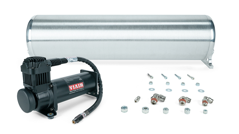 24in. FLO Tank w/Viair 444c black Compressor
24" FLO Tank w/ Viair 444c black Compressor