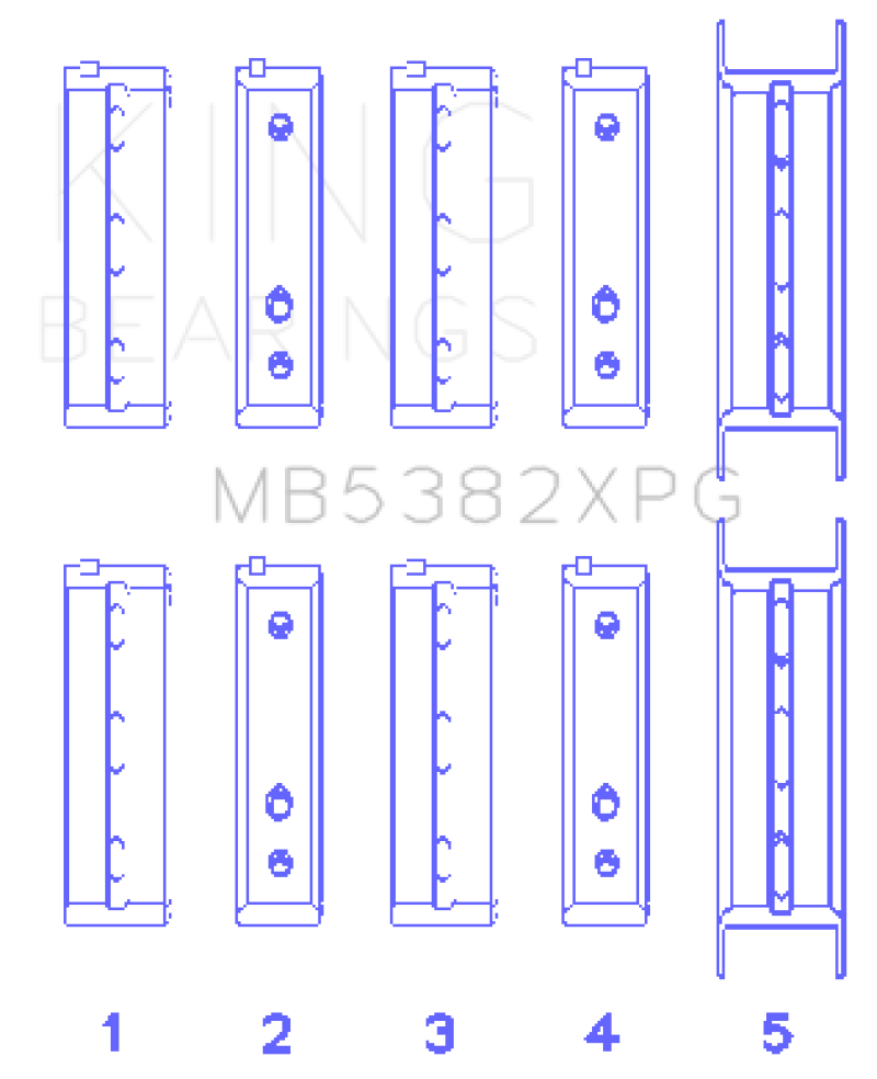 KING Performance Main Bearings