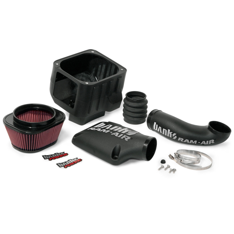 Banks Power Ram-Air Intake Systems 41801 Air Intake, System, Black Polyethylene Tube, Cotton Gauze Filter, Oiled, Red, Chevy, GMC, SUV, 4.8L, 5.3L, 6.0L, Kit thumbnail 6
