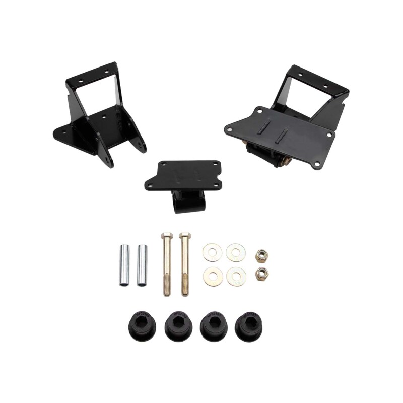 Wehrli 73-87 GM Square Body Chassis Duramax LB7/LML HD Engine Swap Mount Kit - Semi-Gloss Black thumbnail 2