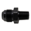DeatschWerks 8AN Male Flare to 1/4in Male NPT Adapter - Anodized Matte Black thumbnail 7