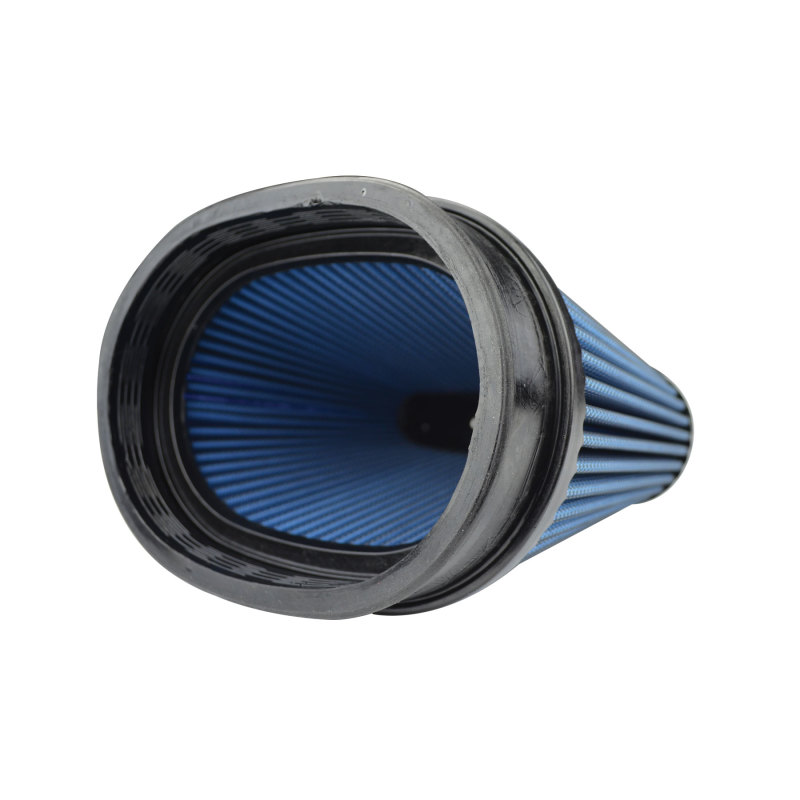 Injen NanoWeb Dry Air Filter 6.70x4.54 Oval neck/ 7.69 x 5.68 Base/ 7.25 Tall w/Barb Fit - 70 Pleat thumbnail 8