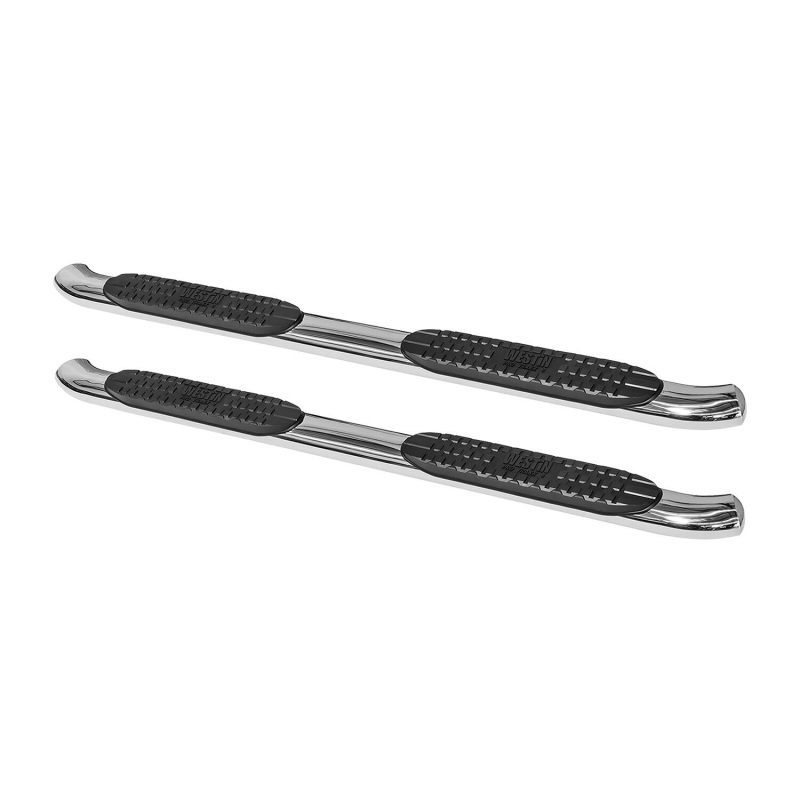 Westin 2014-2018 Chevy Silverado 1500 Reg Cab PRO TRAXX 4 Oval Nerf Step Bars - SS thumbnail 2