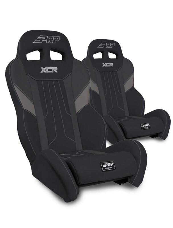 PRP XCR Suspension Seats Kit for Can-Am Maverick X3 (Pair) - Black & Gray
