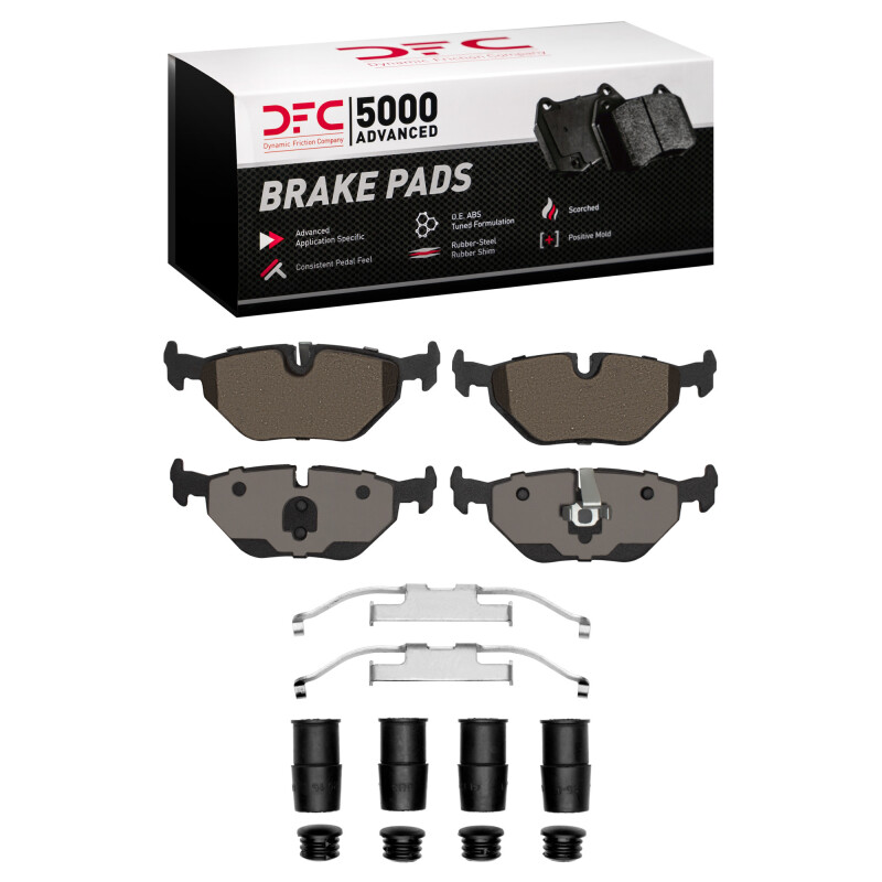 DFC 5000 Advanced Pads - Low-Metallic and Hardware Kit