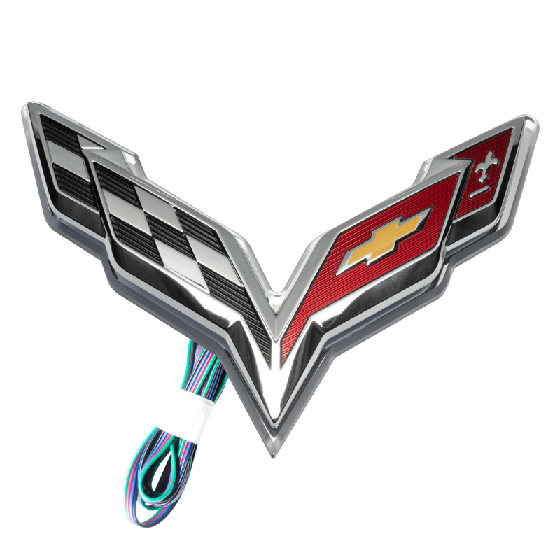 Oracle Corvette C7 Rear Illuminated Emblem - ColorSHIFT thumbnail 4