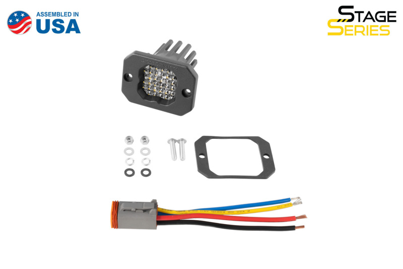 Diode Dynamics Stage Series C1R - White Flood Flush Mount LED Pod (one) thumbnail 4