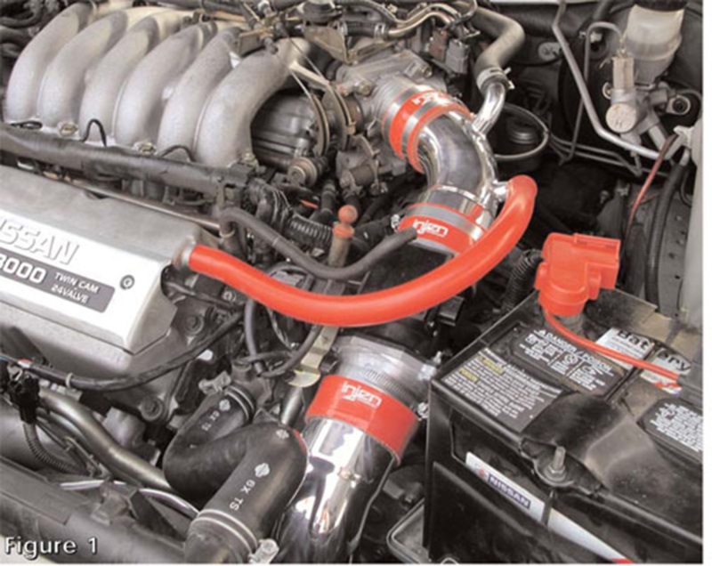 Injen 94.5-97 Nissan Maxima 3.0L Black Cold Air Intake (Special Order) thumbnail 6