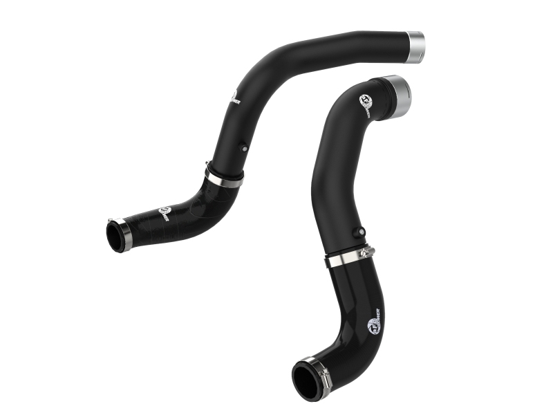 BladeRunner 3 IN Aluminum Hot and Cold Charge Pipe Kit Black