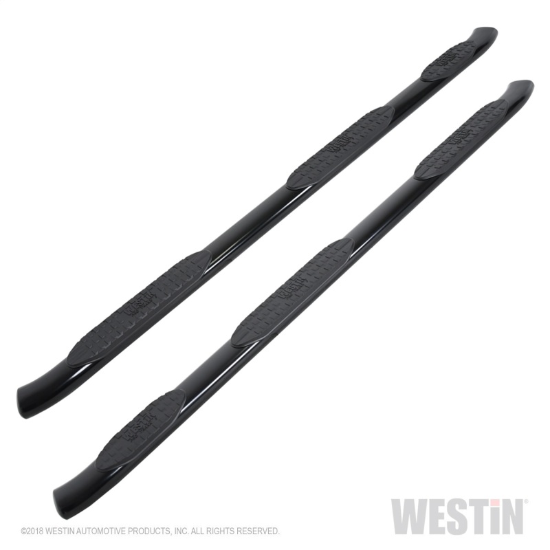Westin 2019 Chevrolet Silverado Crew Cab w/ 6.5ft Bed PRO TRAXX 5 W2W Oval Nerf Step Bars - Black thumbnail 3