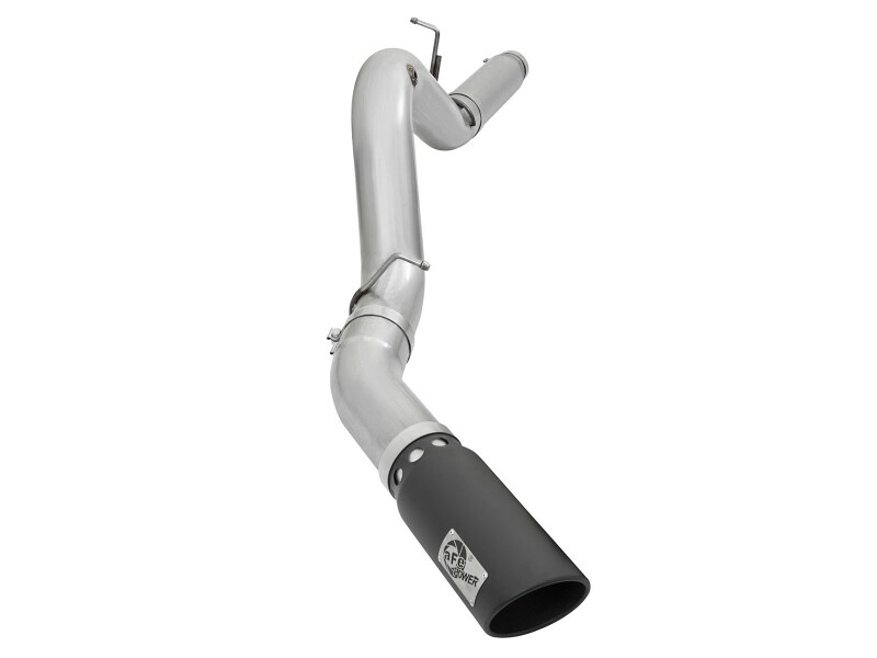 aFe Atlas Exhaust 5in DPF-Back Aluminized Steel w/ Black Tips 16-17 GM Diesel Truck V8-6.6L (td) thumbnail 2