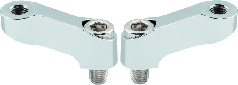 BikeMaster Mirror Extension 10mm Pair - Chrome thumbnail 2