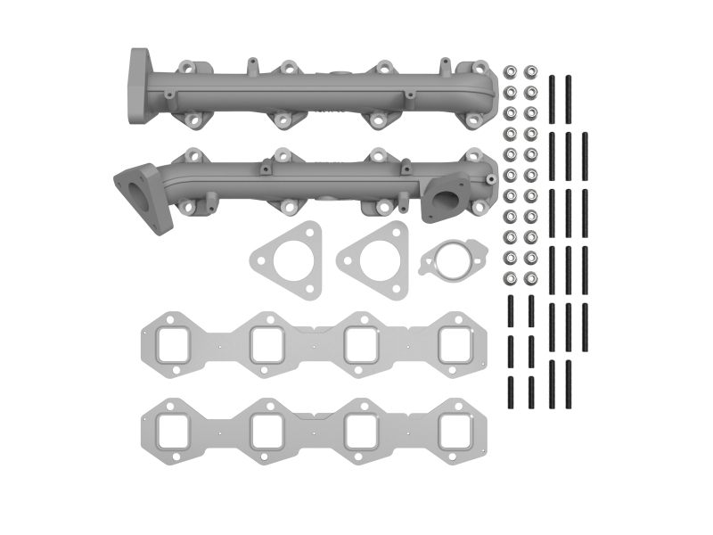 aFe BladeRunner Ported Ductile Iron Exhaust Manifold Ford Diesel Trucks 11-14 V8-6.7L (td)