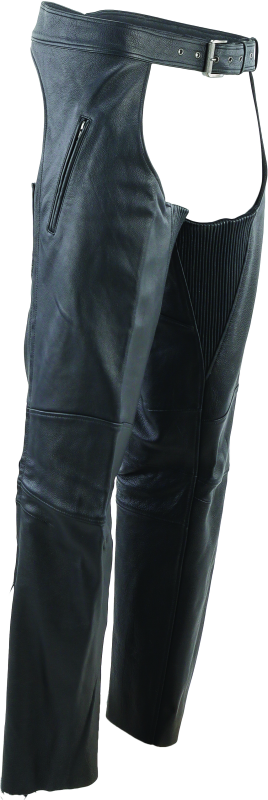 Kuryakyn Leather By River Road Longhaul Leather Chaps Black - Large thumbnail 9