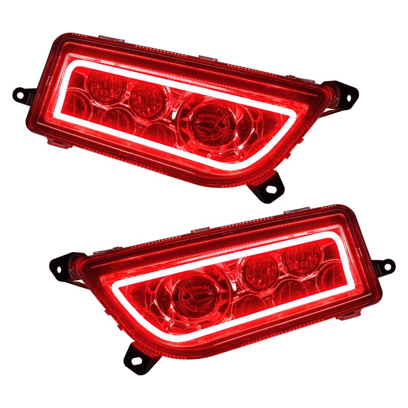 Oracle 14-21 POLARIS RZR 1000 XP Headlight Halo Kit - ColorSHIFT