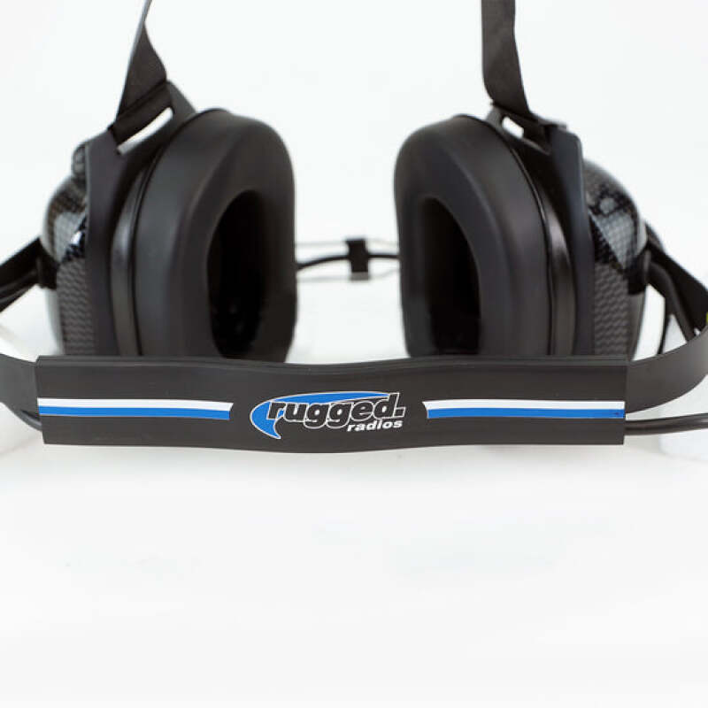 Rugged Radios H41 Behind the Head (BTH) Headset for 2-Way Radios - Carbon Fiber thumbnail 5
