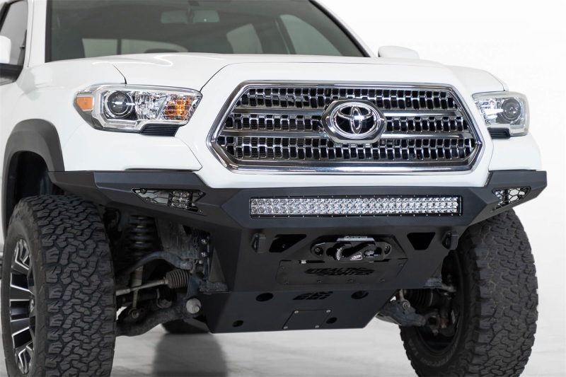Addictive Desert Designs 16-19 Toyota Tacoma Stealth Fighter Front Bumper w/ Winch Mount thumbnail 2