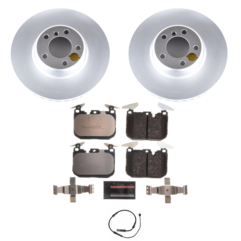 Power Stop 2016 BMW 328i xDrive Front & Rear Euro-Stop Brake Kit (1x psbESK6653, 1x psbESK6667) thumbnail 7