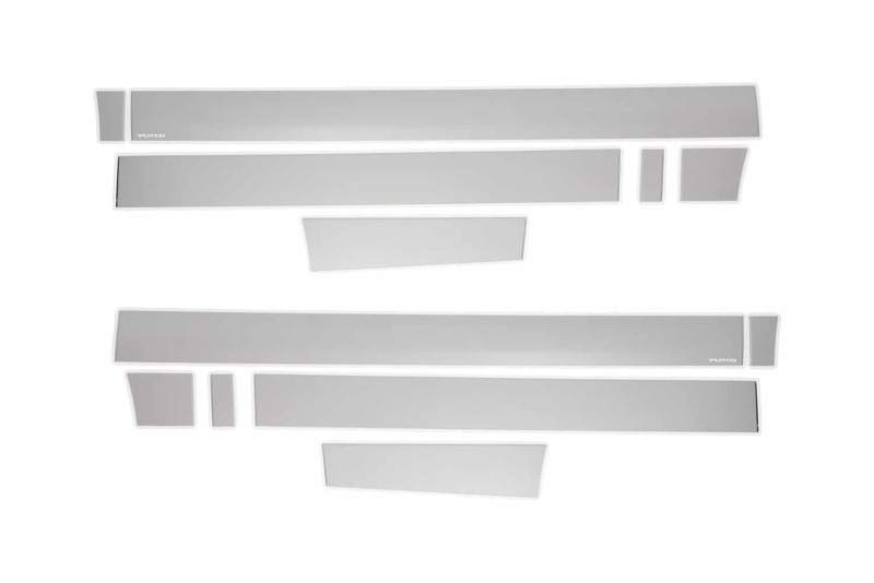 Putco 15-20 Ford F-150 Super Cab 6.5ft Short Box (4.25in Tall - 12pcs) SS Rocker Panels thumbnail 3