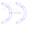King Engine Bearings 1798 Audi CDAA/CDHA/CDHB/CDAB Thrust Washer Set thumbnail 7