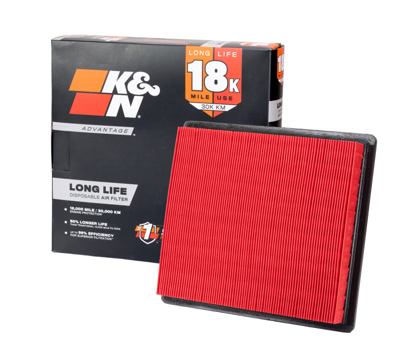 K&N Advantage Air Filter 18K Miles Dodge Grand Caravan V6-3.8L F/I 2008-2010 thumbnail 3