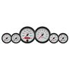 Autometer Pro-Cycle Gauge Kit 6 Pc. Kit 3 3/8in & 2 1/16in Bagger White thumbnail 7
