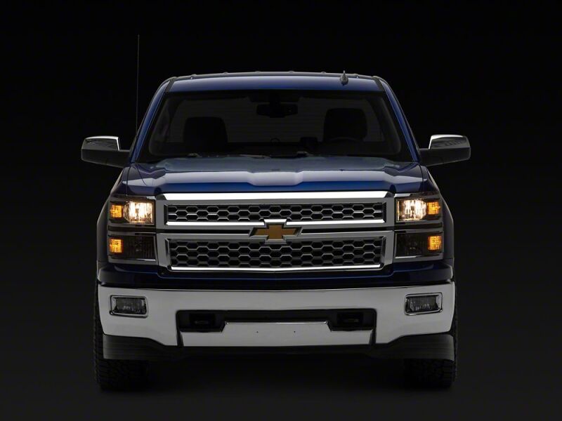Raxiom 14-15 Chevrolet Silverado 1500 OE Style Headlights/ Chrome Trim- Black - Clear Lens thumbnail 7