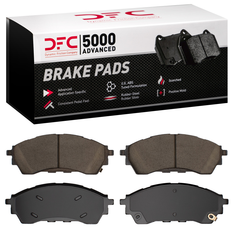 DFC 24-26 Ford Ranger Raptor (USA/Canada) Front 5000 Advanced Ceramic Brake Pads thumbnail 2