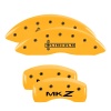MGP 4 Caliper Covers Engraved Front Lincoln Rear MKZ Yellow Finish Black Char 2017 Lincoln MKZ thumbnail 7