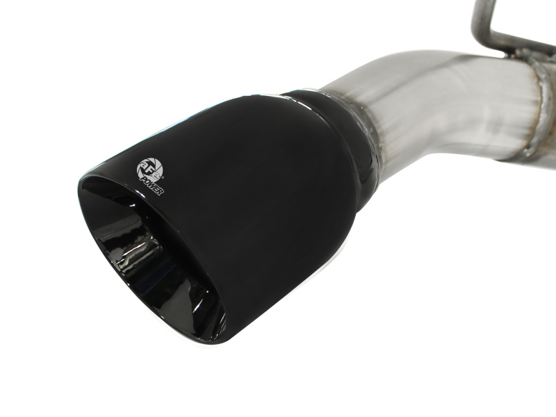 aFe MACH Force XP Exhaust 2.5in Stainless Steel CB/10-13 Chevy Camaro V6-3.6L (td) (gloss blk tip) thumbnail 9