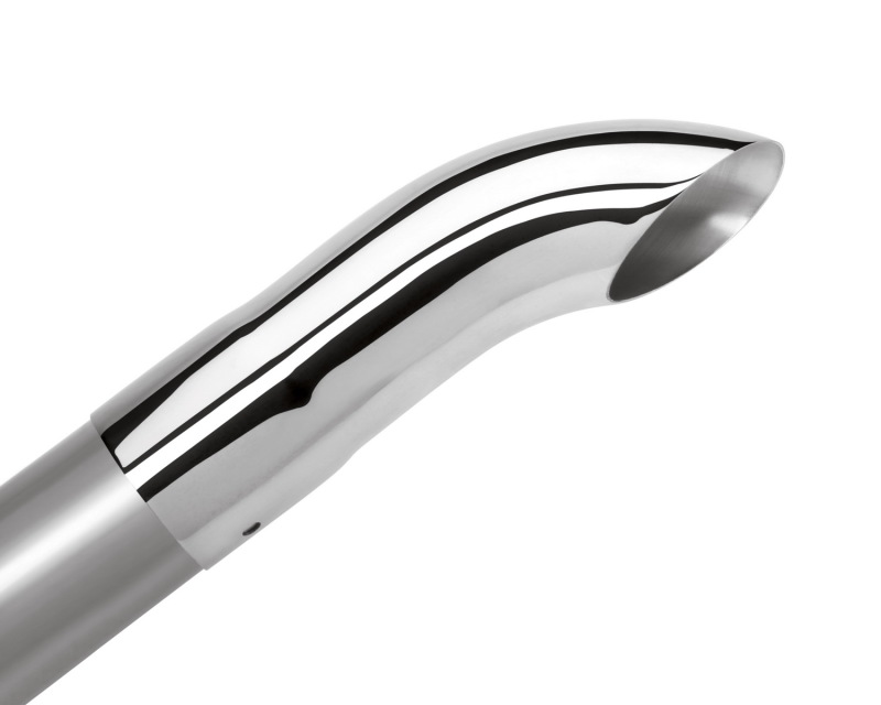 Borla Universal Polished Tip Single Round Turndown/Turnout (inlet 2 1/2in. Outlet 2 1/2in) *NO Retur thumbnail 6