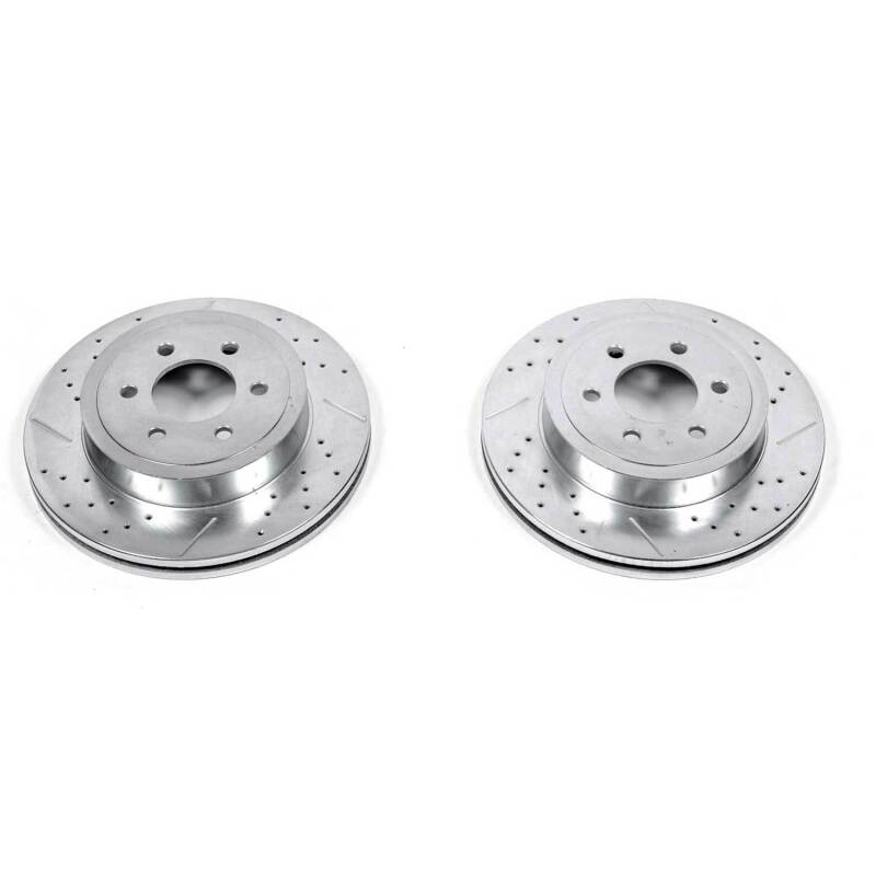 Power Stop 03-04 Dodge Dakota Front Evolution Drilled & Slotted Rotors - Pair thumbnail 2