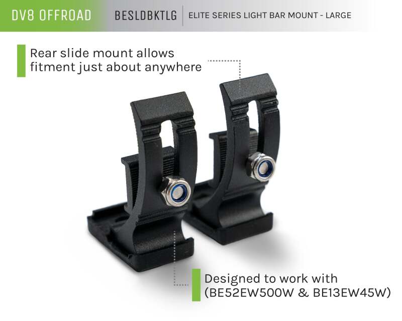 DV8 Offroad Elite Series Light Bar Mount - Large thumbnail 3
