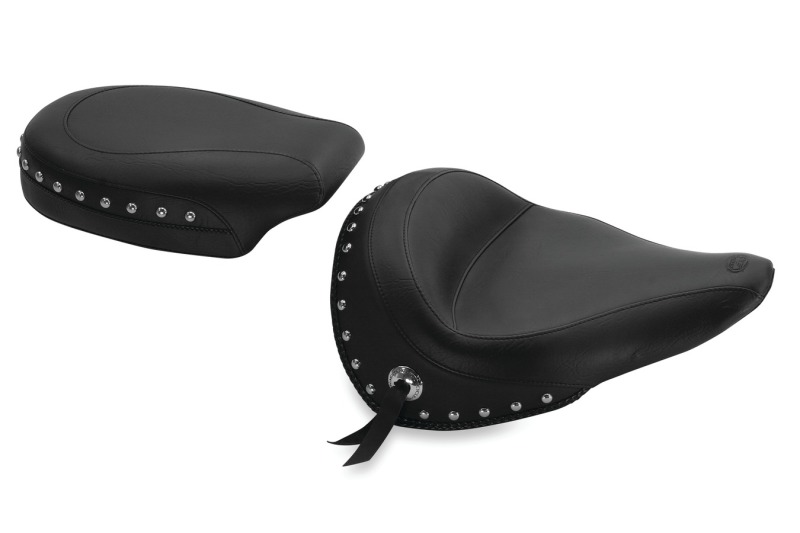 Mustang 14-21 Yamaha Bolt Standard Touring Solo Seat w/Studs- Black thumbnail 2