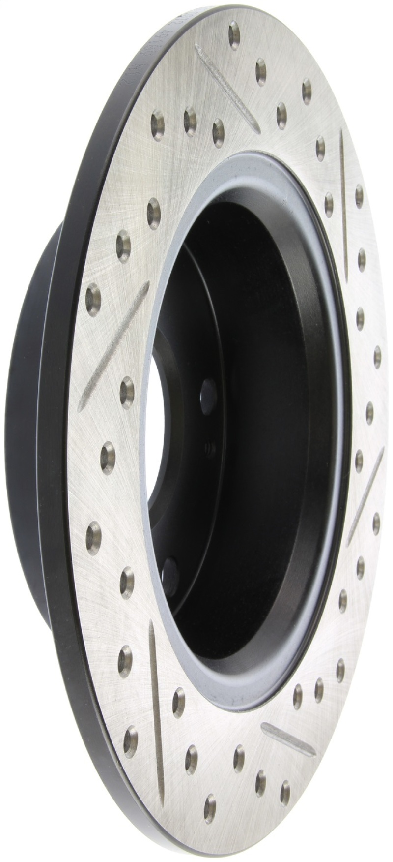 StopTech 04-08 Acura TSX / 03-07 Honda Accord SportStop Slotted & Drilled Right Rear Rotor thumbnail 5