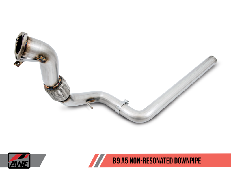 AWE Tuning Audi B9 A5 Touring Edition Exhaust Dual Outlet - Diamond Black Tips (Includes DP) thumbnail 8